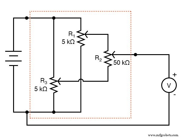 Een nauwkeurige, laag-kost samengestelde potentiometer circuit bouwen