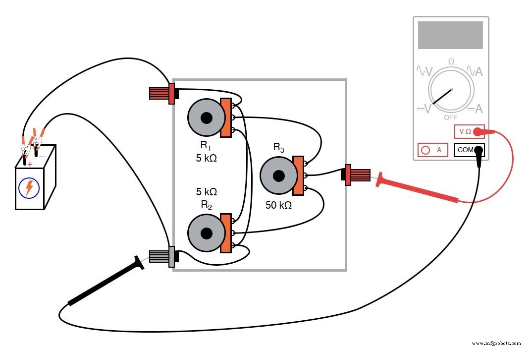 Een nauwkeurige, laag-kost samengestelde potentiometer circuit bouwen