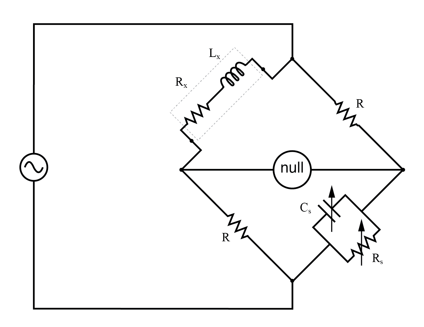 AC Brugcircuits: Precieze Impedantiemeting met Gebalanceerde Verhoudingen