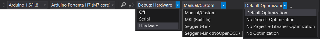 Debuggen van het Arduino Portenta H7 Dual-Core-systeem met Segger J-Link