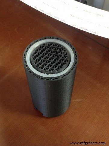 Technisch Ontwerp van een Volledig 3D-geprinte Schokdemper met Industriële Onyx