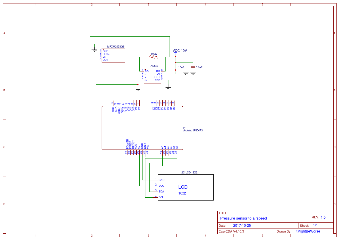 Precisie druk- en luchtstroommeting met analoge sensor en Arduino