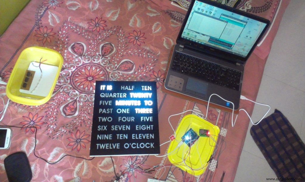 DIY Arduino Woordklok – Bouw een Elegant Real-Time Display