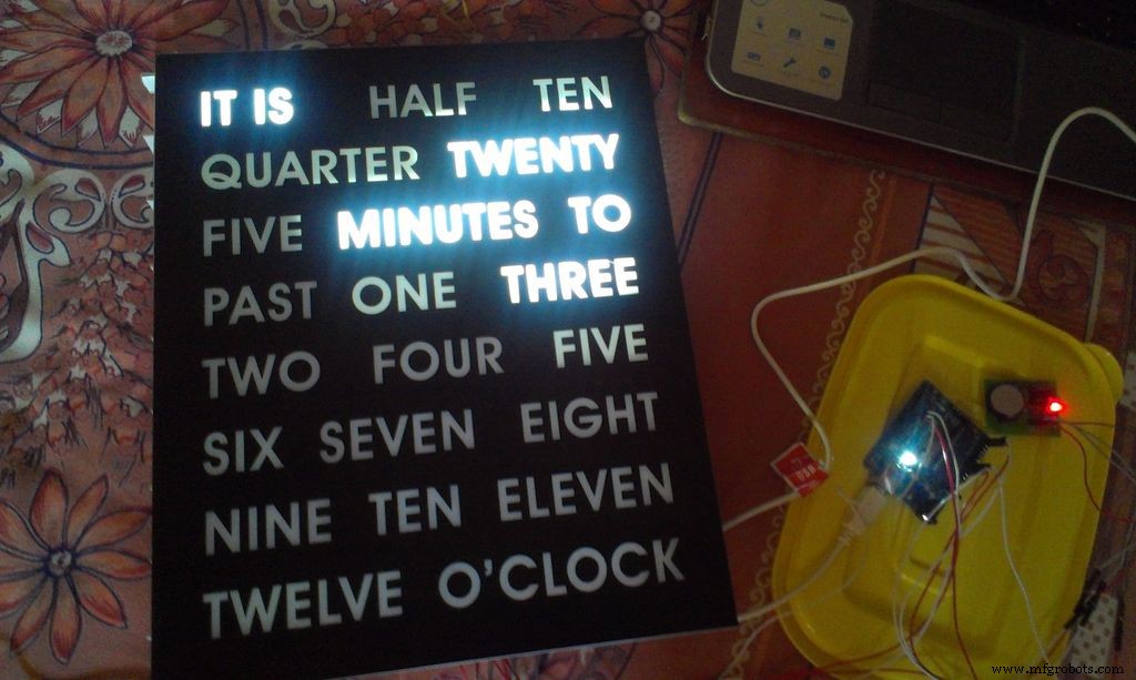 DIY Arduino Woordklok – Bouw een Elegant Real-Time Display