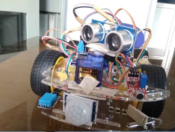 Arduino Uno Gebaseerde Mensendetectie Robot: Stap-voor-stap Sensorintegratie