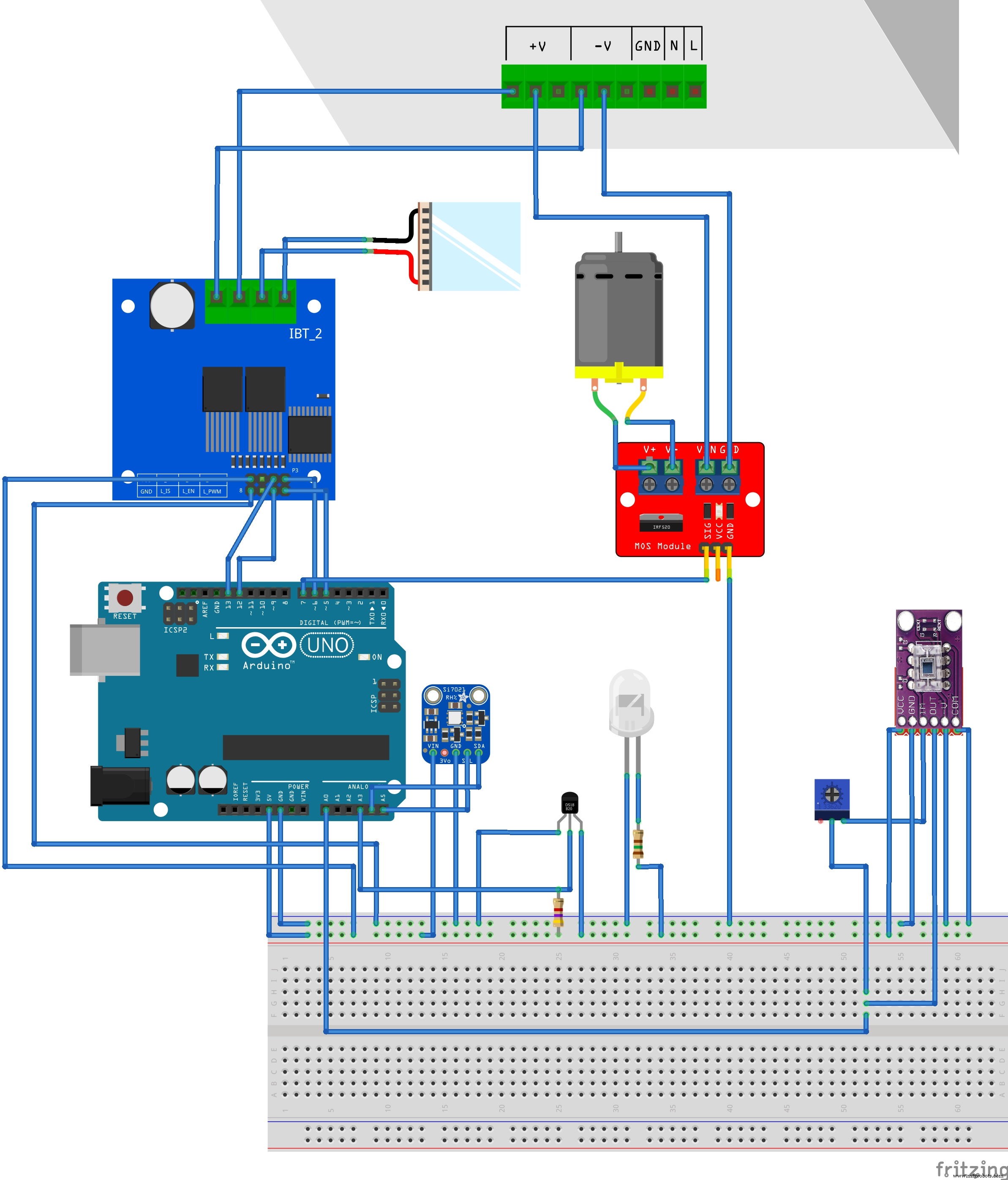DIY Arduino Koelspiegel-hygrometer: Precieze temperatuur- en vochtigheidsmeting