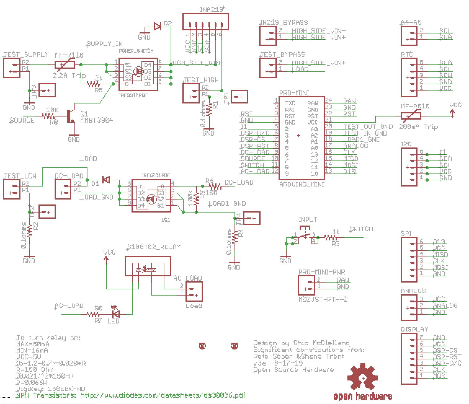 Arduino Power Control Center: N-FET, P-FET, Relais & RTC Kit