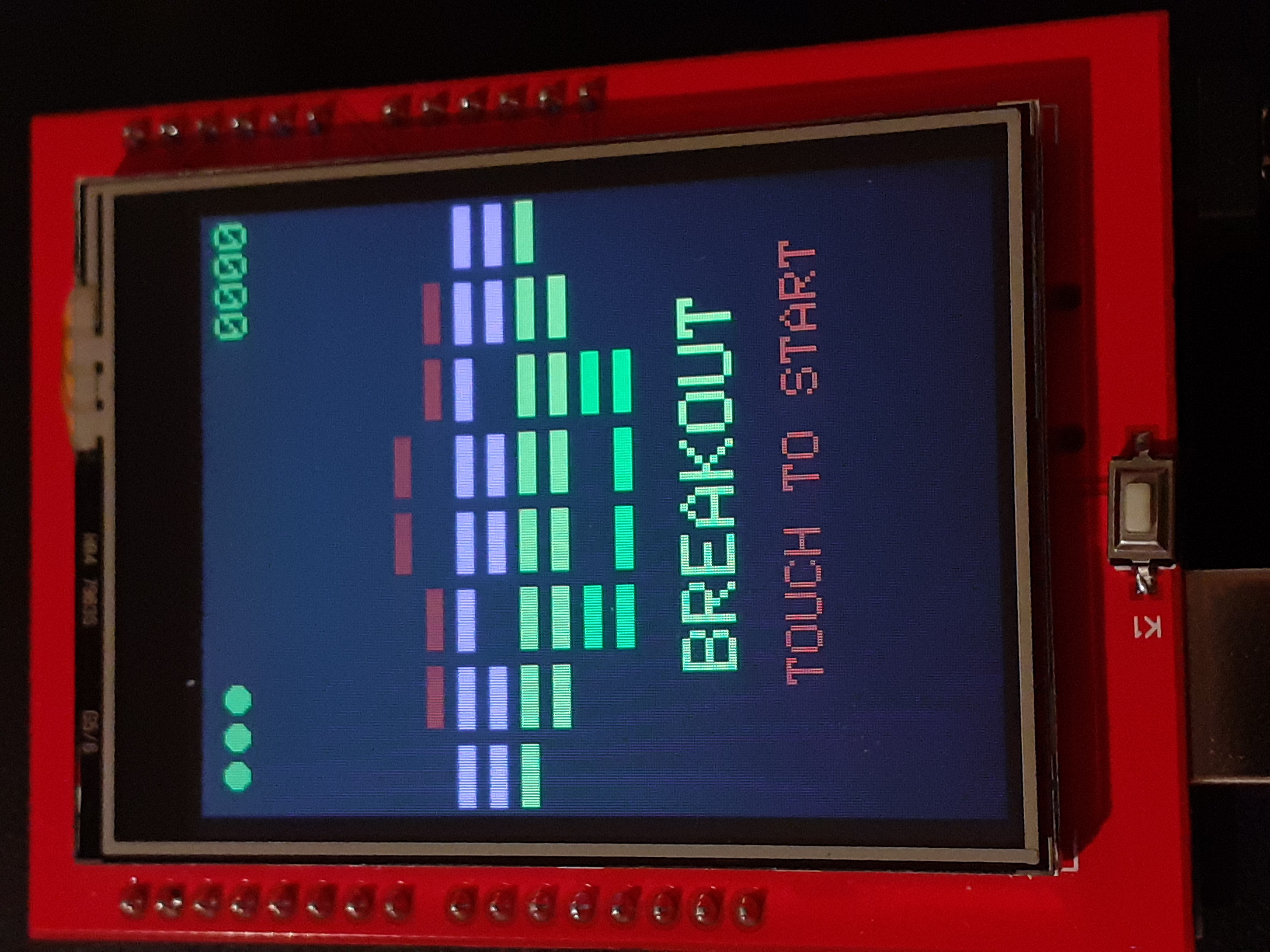 Arduino Touch Breakout-spel: Bouw een Klassieke Arcade op een 2,4″ TFT LCD