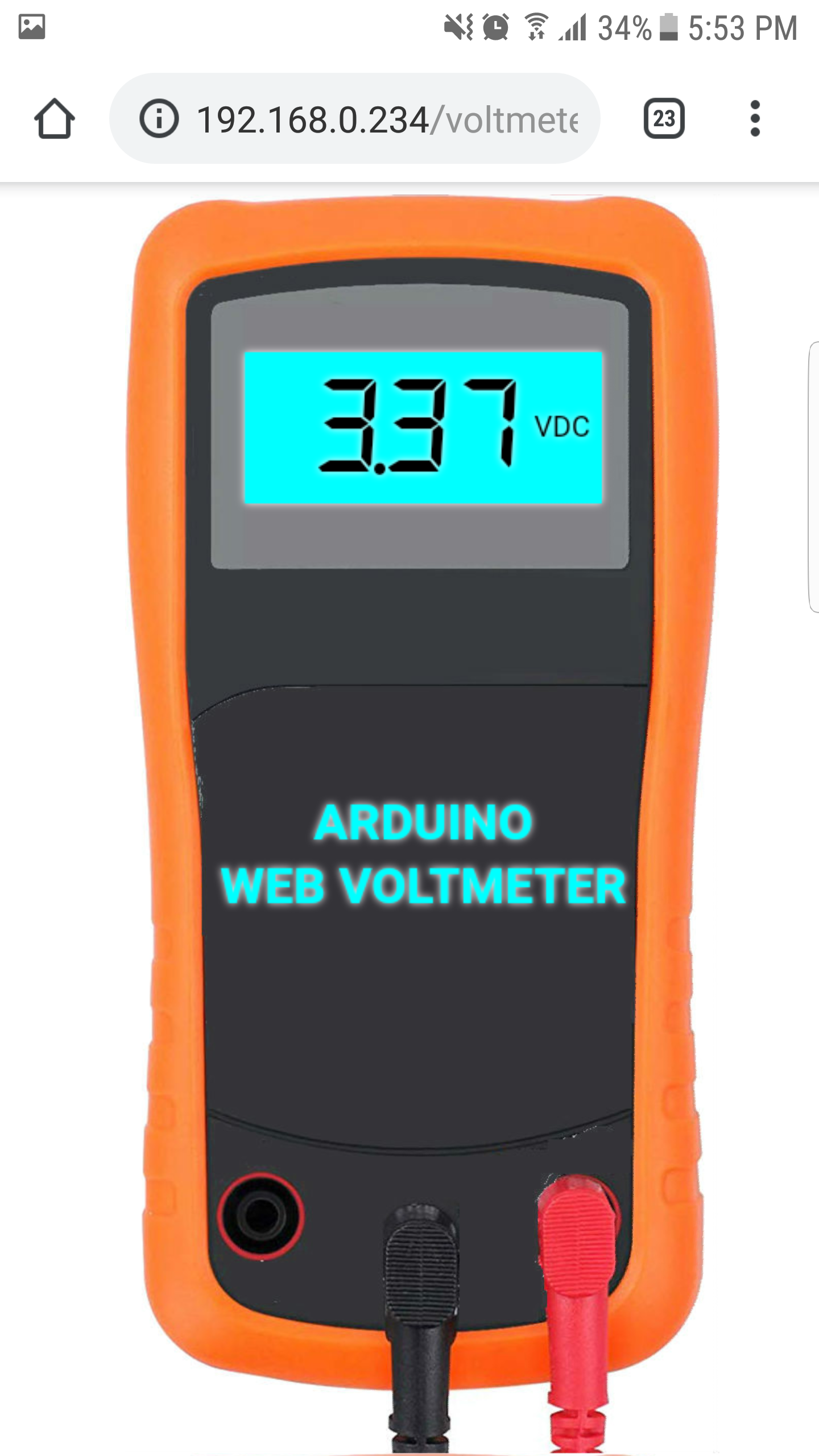 Een slimme voltmeter bouwen met Arduino en smartphone – Eenvoudig DIY-project