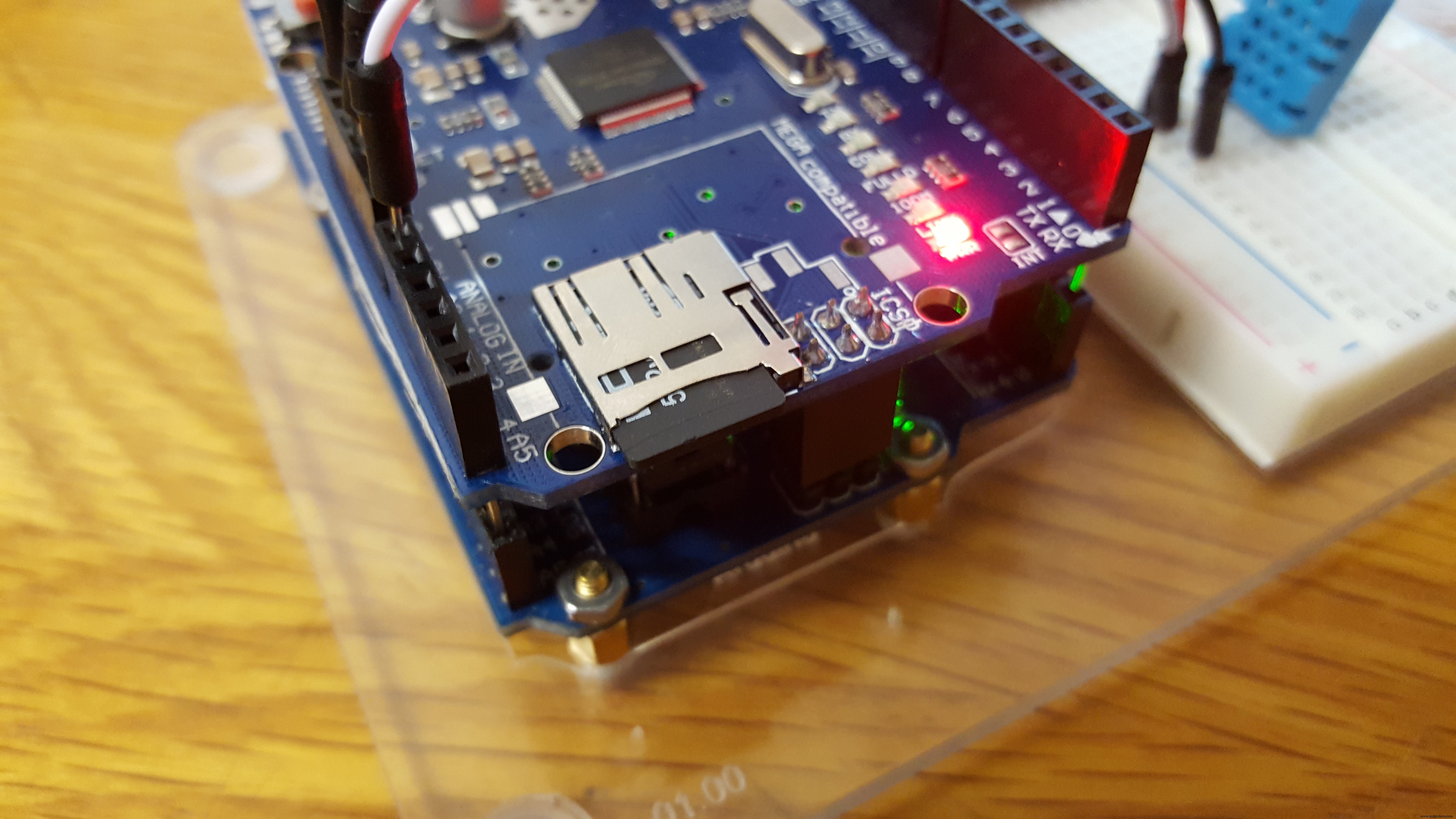Arduino temperatuur- en vochtigheidslogger met DHT11 en Ethernet Shield