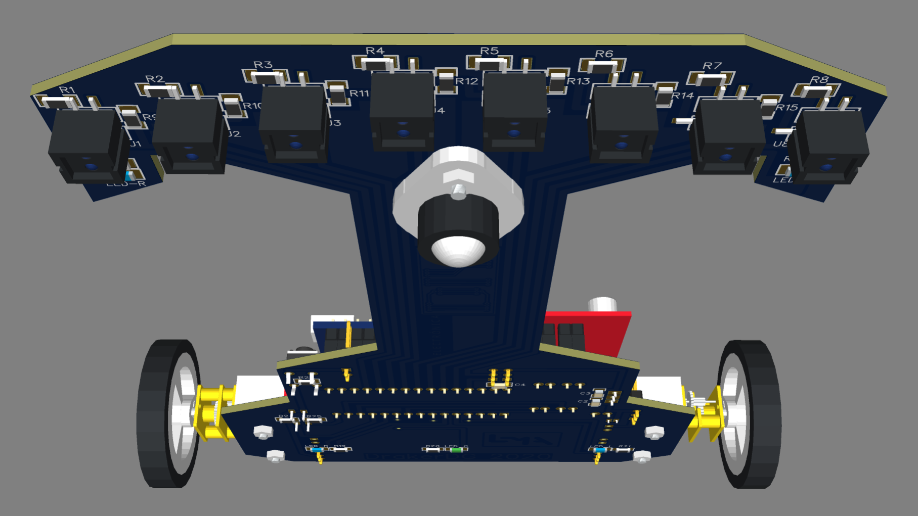 V4 Snelheids Lijnvolgende Robot – Geavanceerd Arduino Nano Systeem
