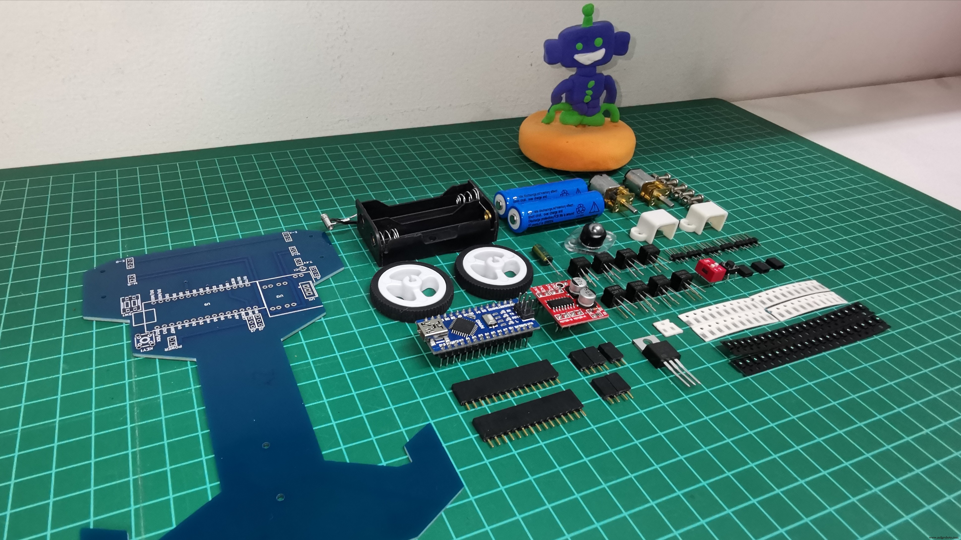 V4 Snelheids Lijnvolgende Robot – Geavanceerd Arduino Nano Systeem