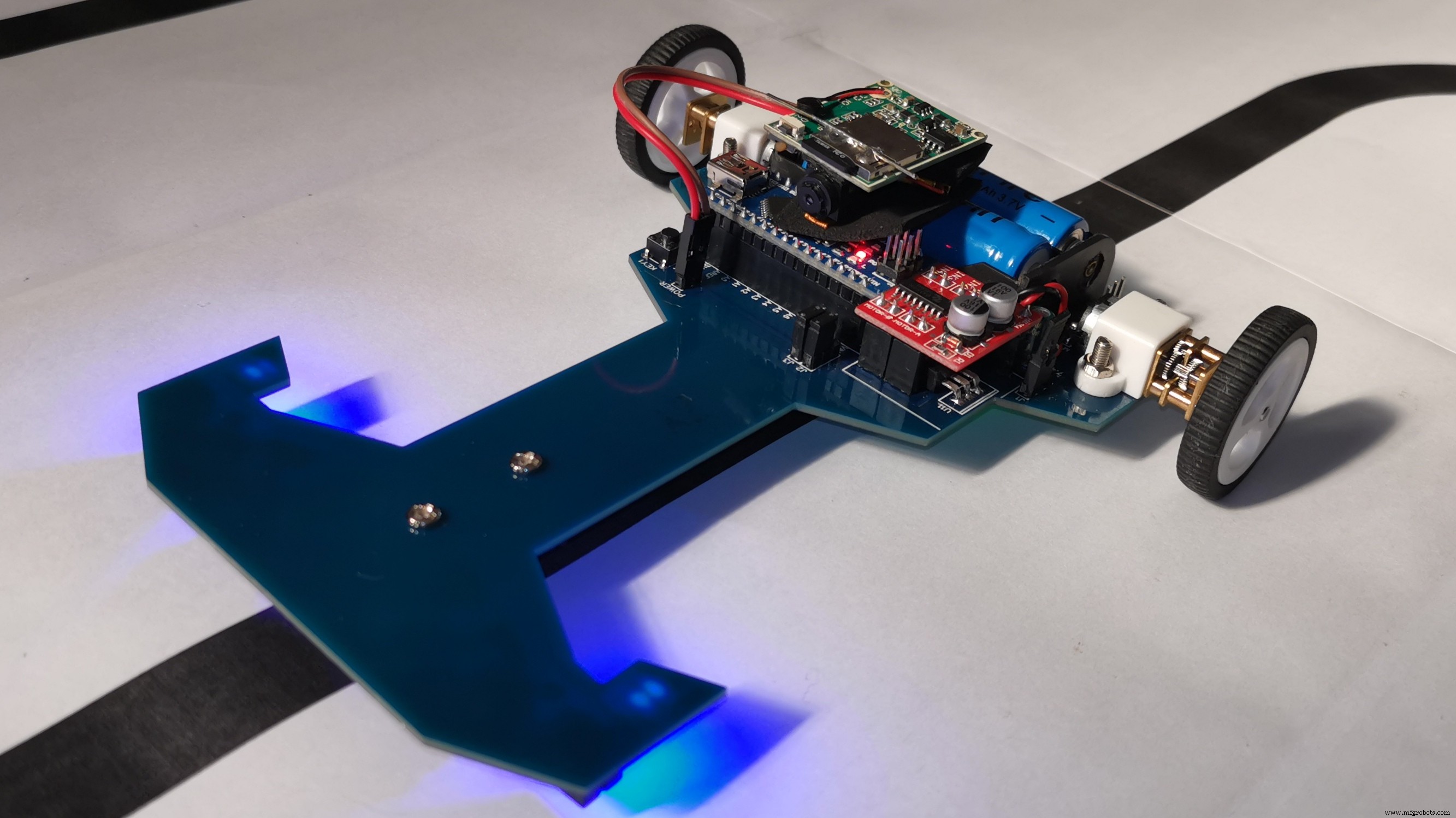 V4 Snelheids Lijnvolgende Robot – Geavanceerd Arduino Nano Systeem