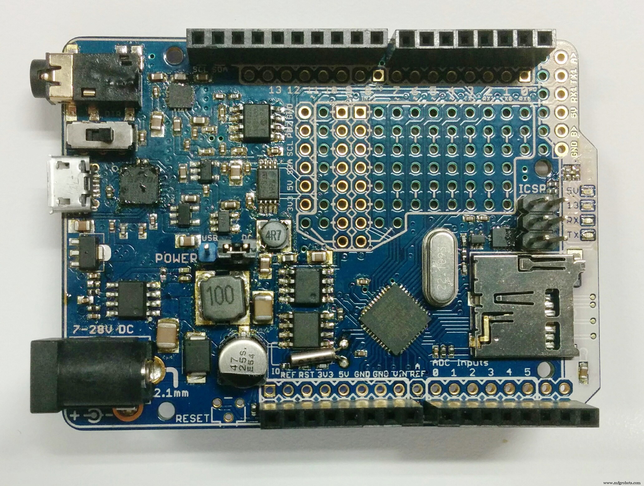 Geavanceerde XBee Walkie-Talkie met Arduino, DAC en Audio Versterkers