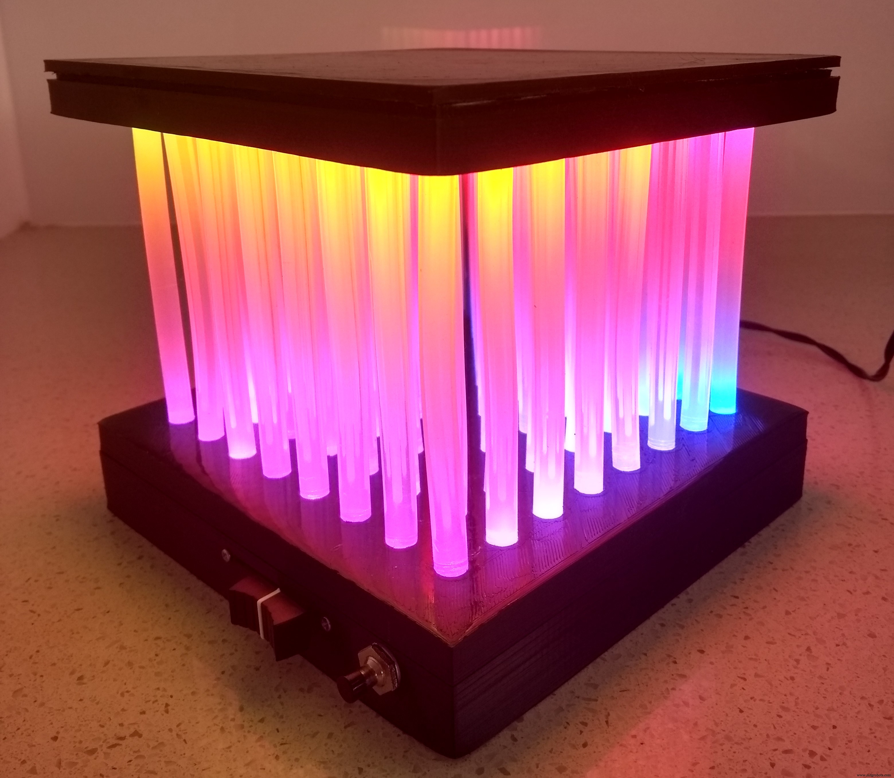 DIY Hot Glue LED Matrix Lamp – Bouw je eigen kleurrijke display