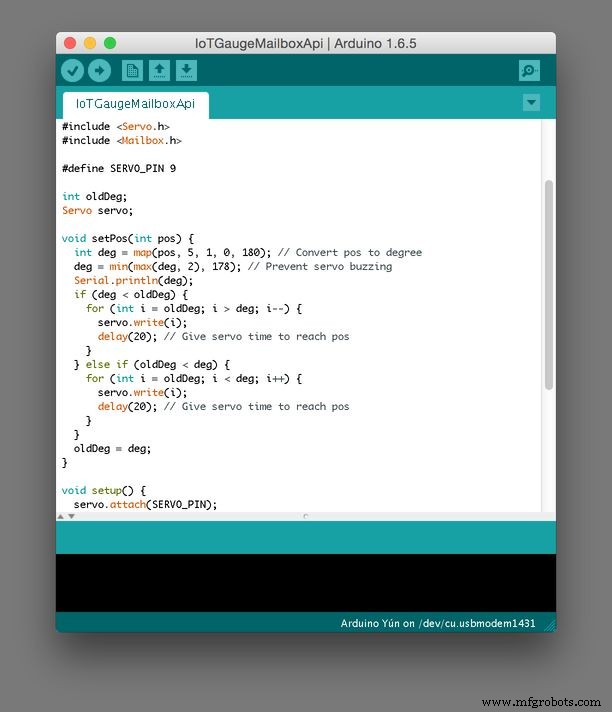 Web-IoT Meter Bouwen met Arduino, Yaler en IFTTT