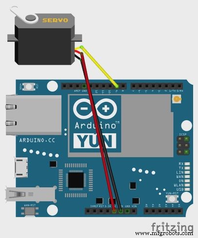 Web-IoT Meter Bouwen met Arduino, Yaler en IFTTT