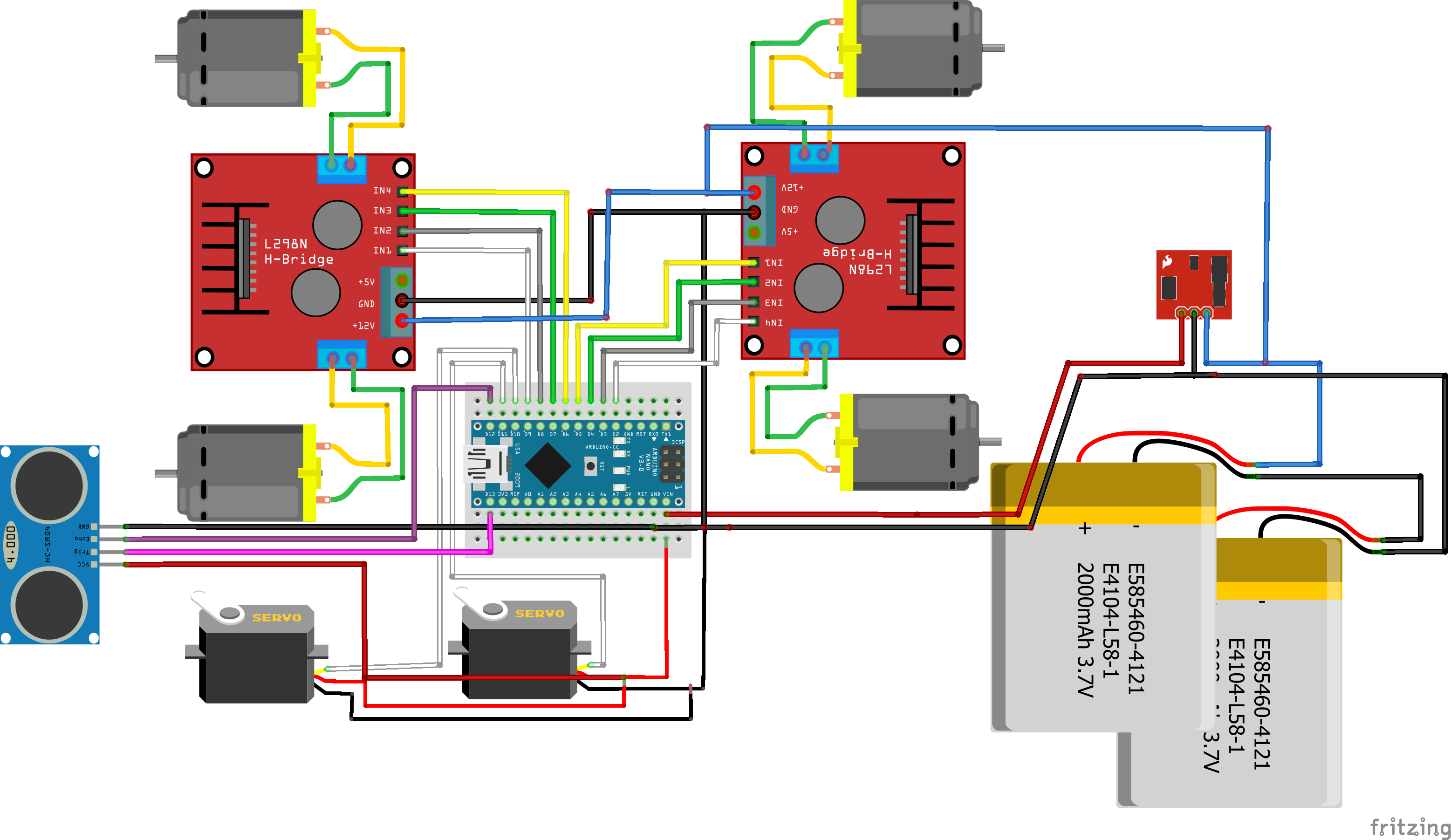 Autonome Gezichtsvolgende Robot Auto met Arduino Nano & OpenCV