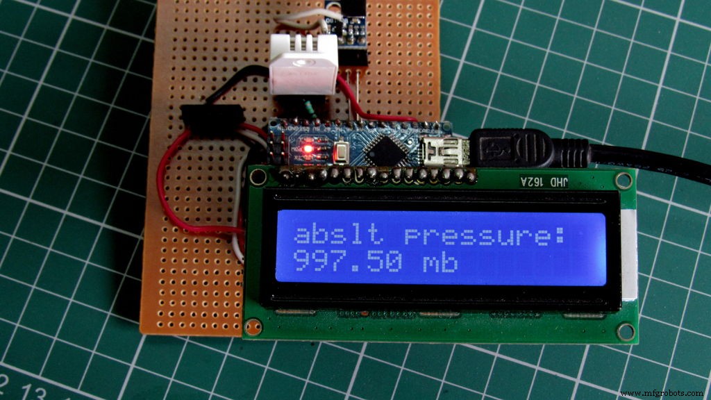 Bouw een $10 Draagbare Arduino Weerstation (AWS) – Eenvoudige DIY met Nano, DHT22, BMP180 & LCD
