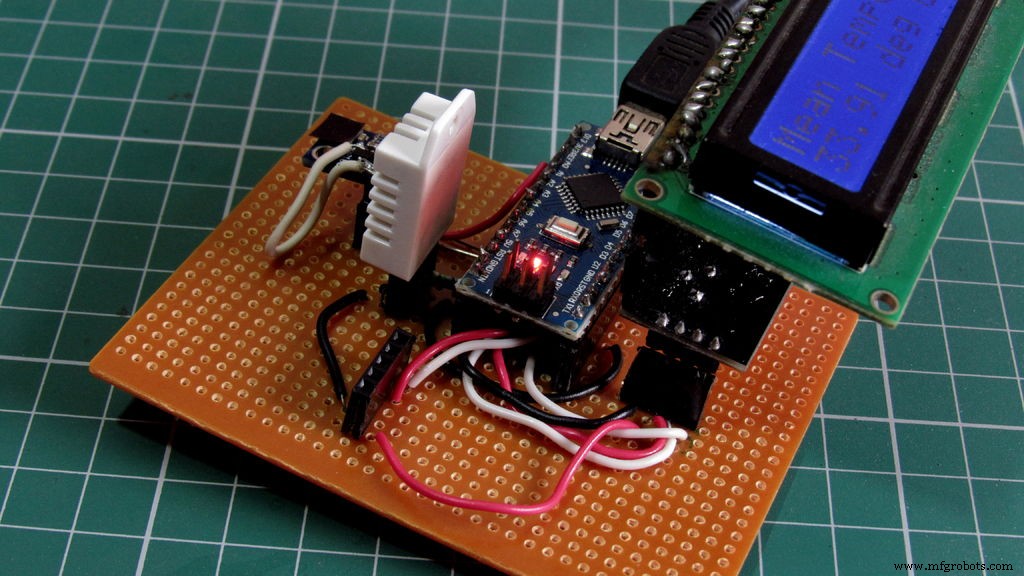 Bouw een $10 Draagbare Arduino Weerstation (AWS) – Eenvoudige DIY met Nano, DHT22, BMP180 & LCD