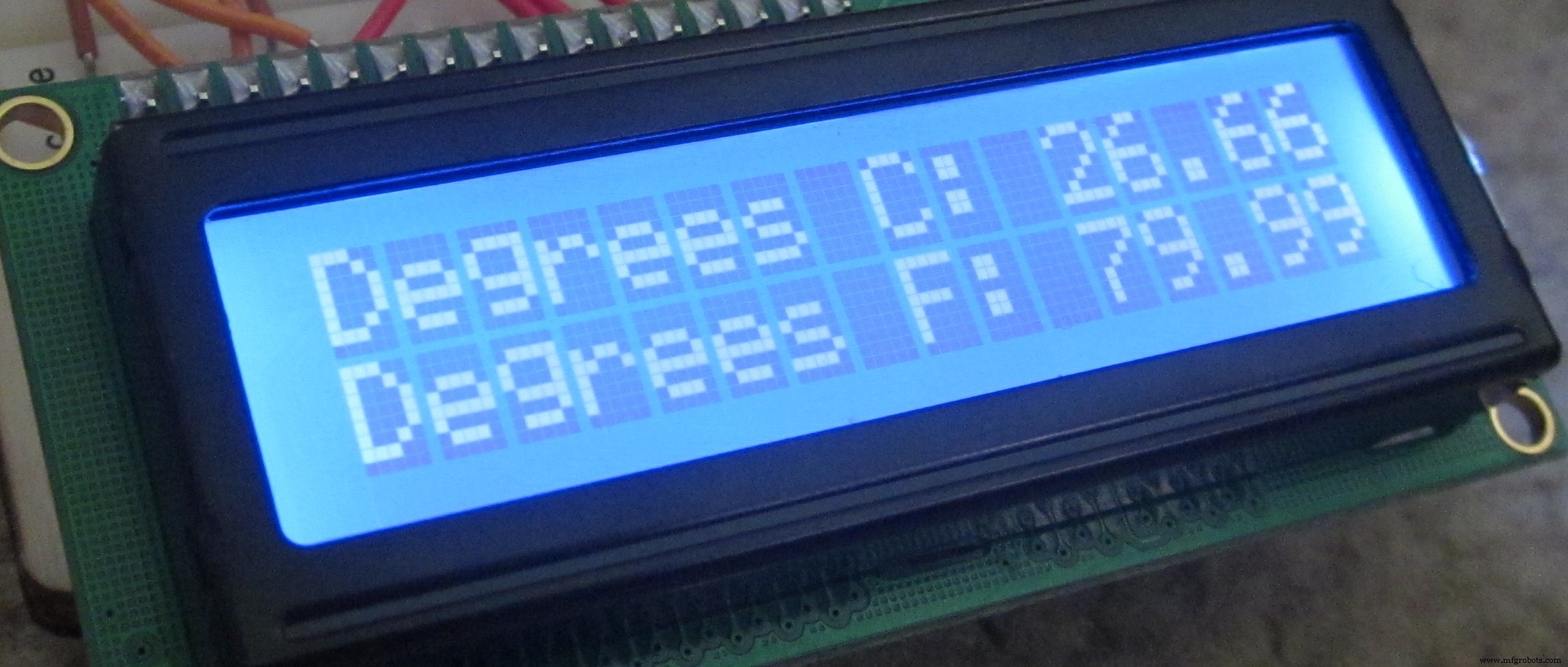 Draagbare temperatuurmeetstation – Nauwkeurige TMP36 & LCD-display