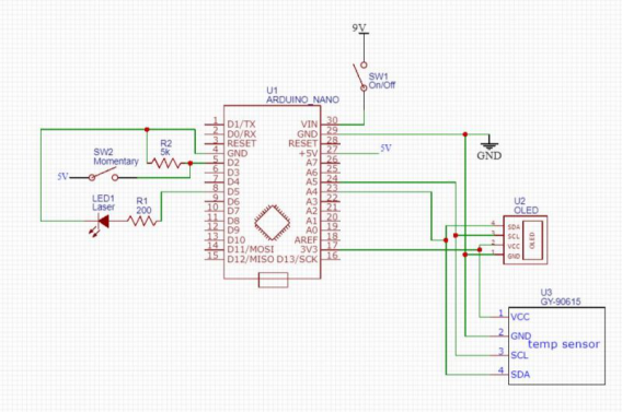 Bouw een Contactloze Infrarood Thermometer met Arduino Nano en GY-906