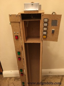 Compacte 5-verdiepingen Arduino-lift