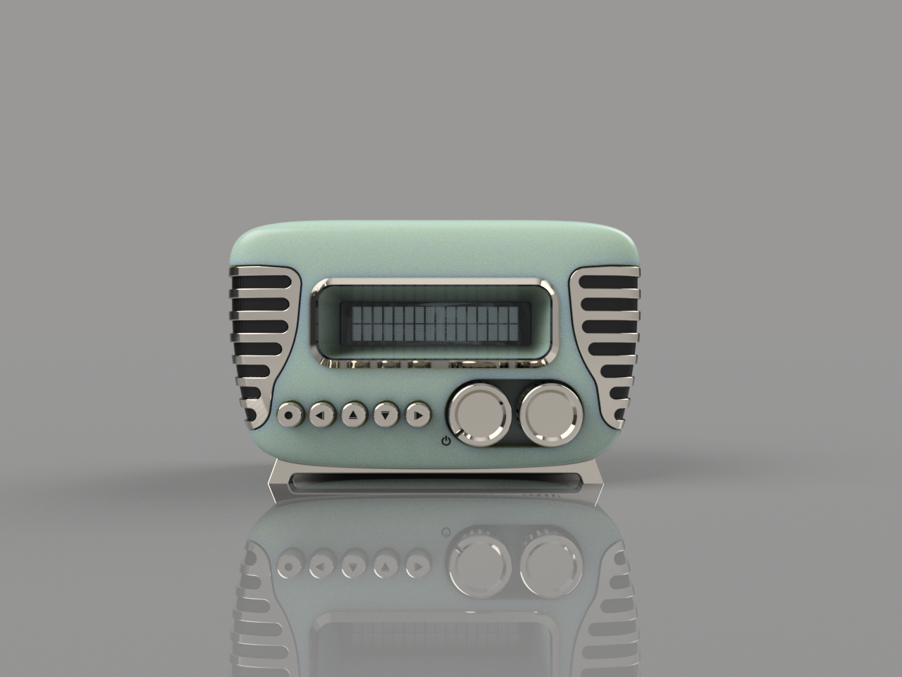 Mini Vintage Internetradio – Compact Retro Streamingapparaat