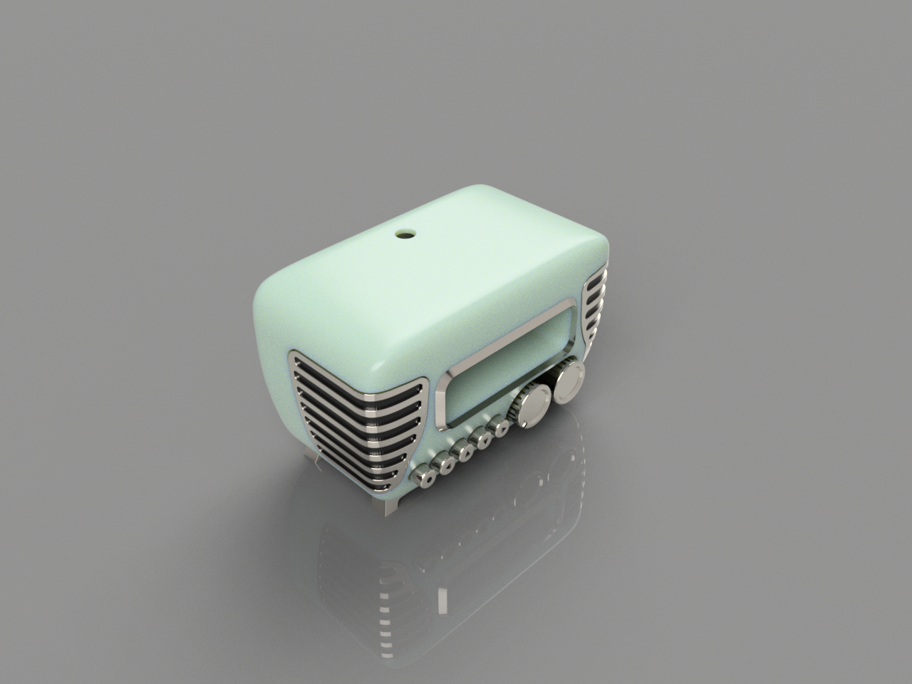 Mini Vintage Internetradio – Compact Retro Streamingapparaat