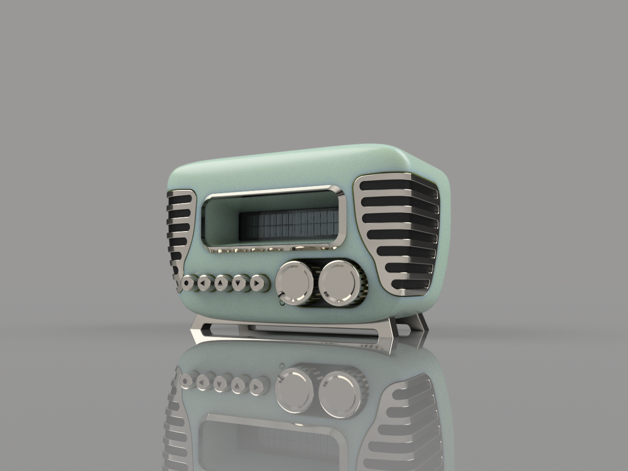 Mini Vintage Internetradio – Compact Retro Streamingapparaat