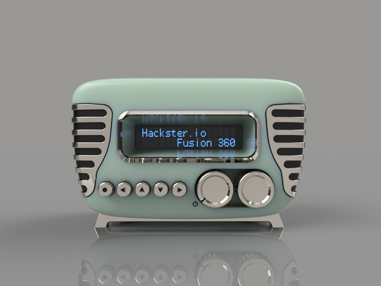 Mini Vintage Internetradio – Compact Retro Streamingapparaat