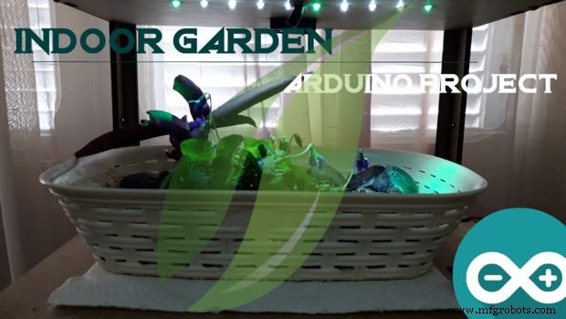 Arduino-gestuurde indoor tuin: Slimme, geautomatiseerde plantenverzorging
