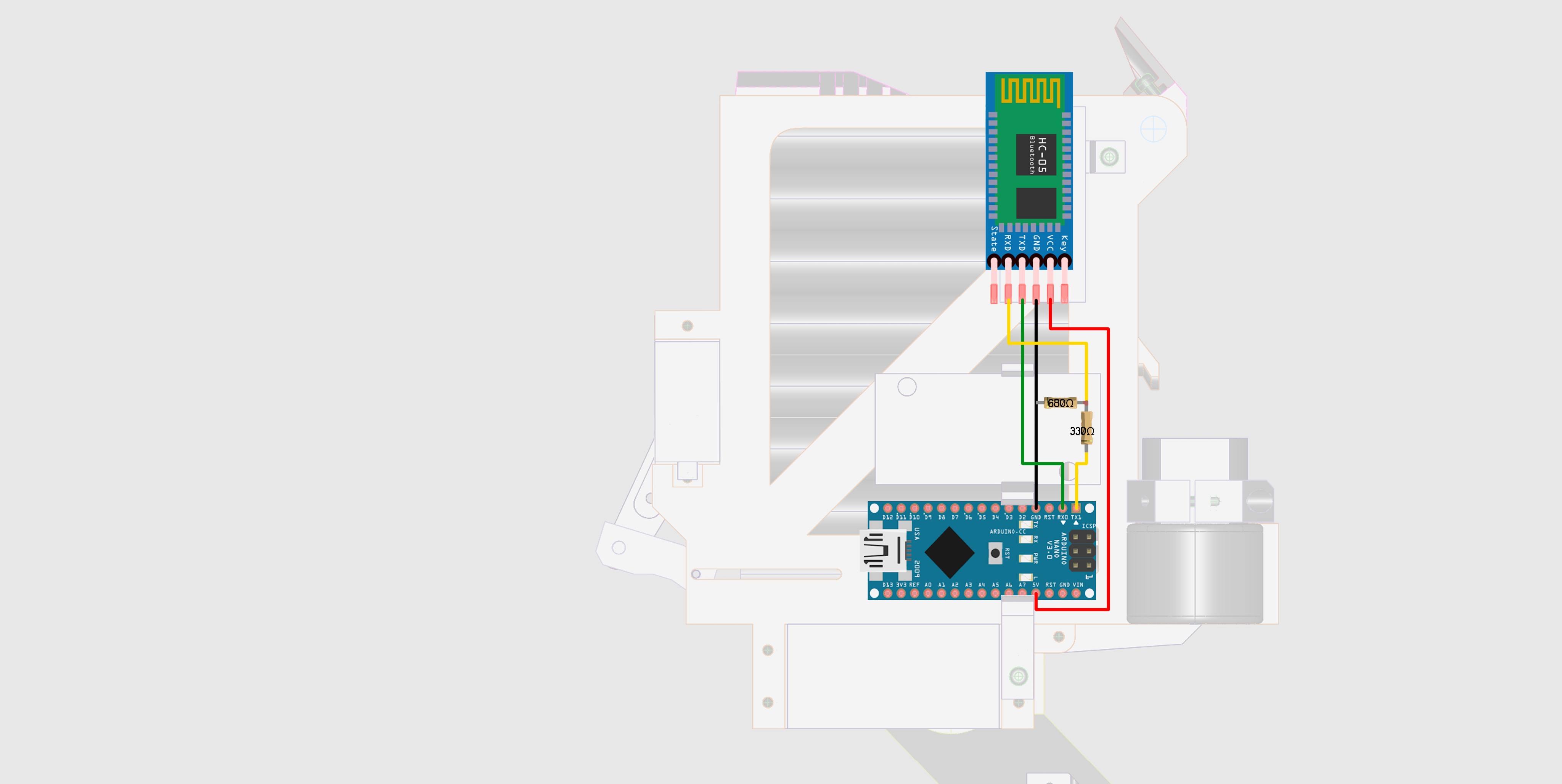 Bouw een Bluetooth-gestuurde Nerf-toren: Onderdelen & Montagehandleiding