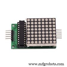 Ultrasonische Ogen: Interactieve 8x8 LED-matrix Afstandssensor