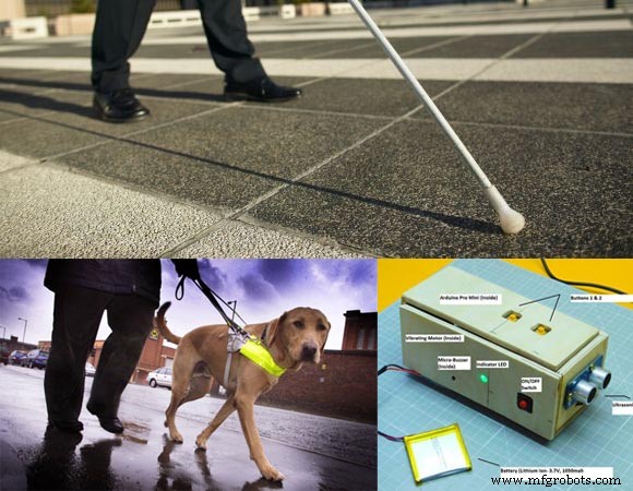 Arduino-aangedreven Derde Oog: Hulpmiddel voor Blinden
