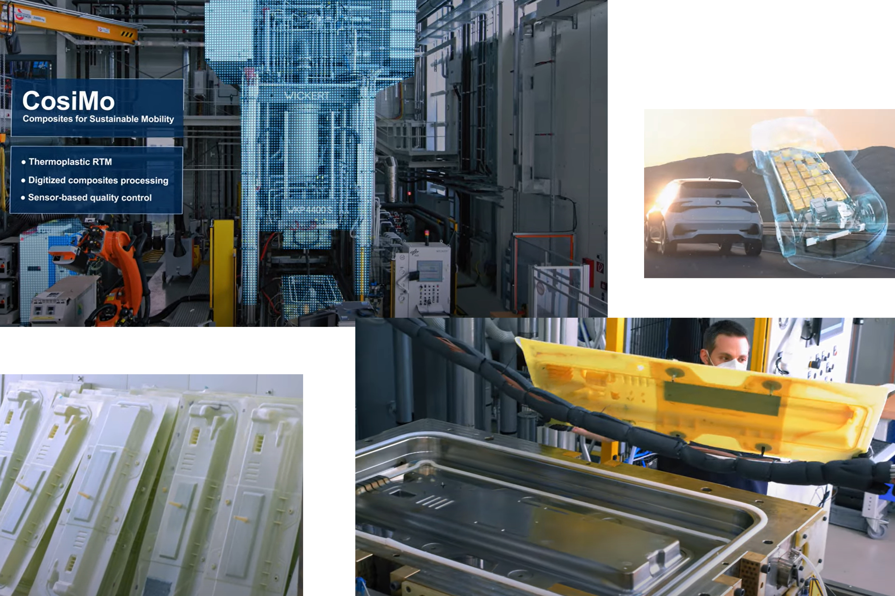 CosiMo Demonstreert Geavanceerde Slim Thermoplastic RTM voor Batterijbak Simulatie