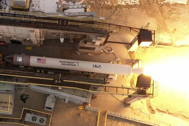 Northrop Grumman valideert GEM 63XL motor voor Vulcan Centaur lanceraaket