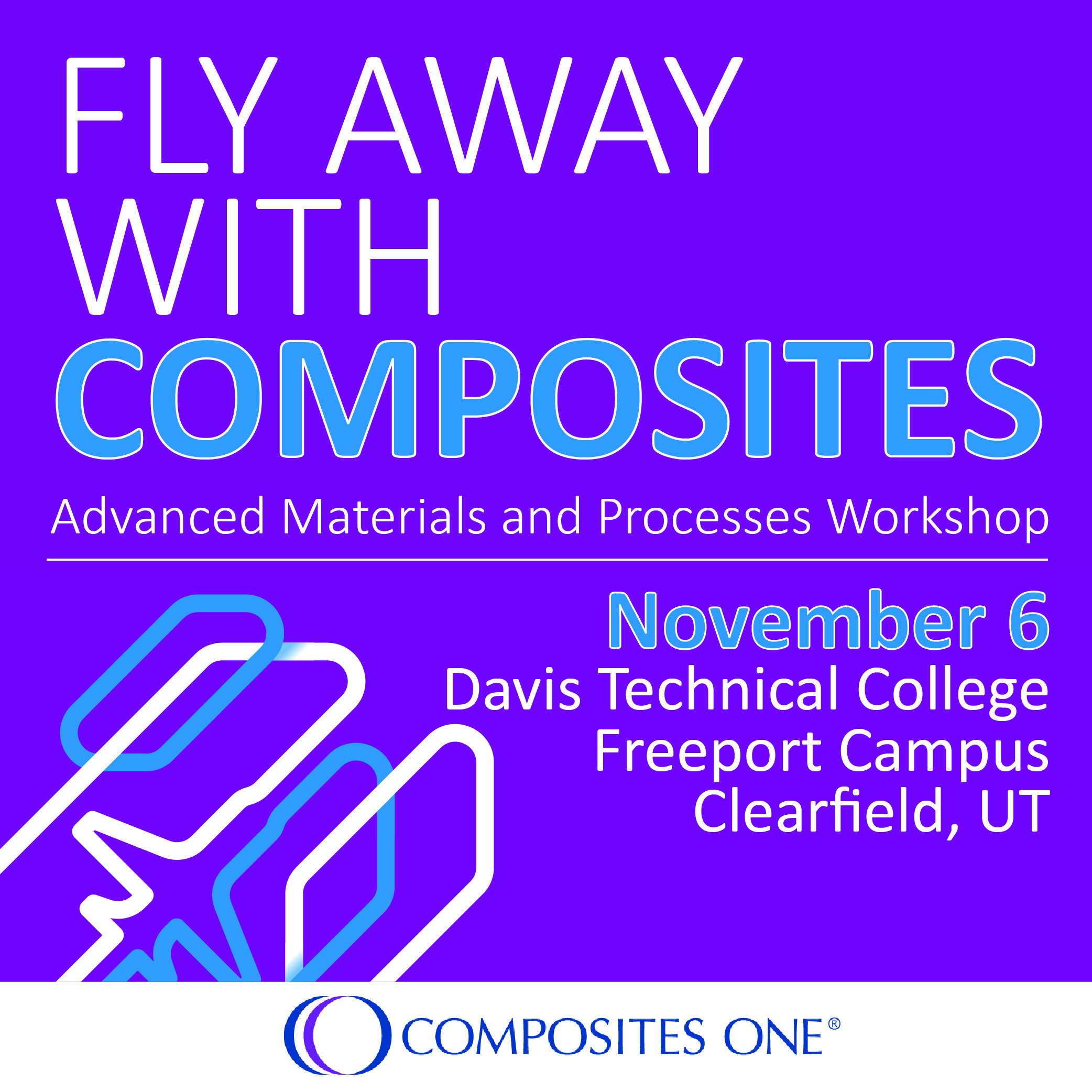 Composites One kondigt geavanceerde composiet workshop aan: Fly Away with Composites