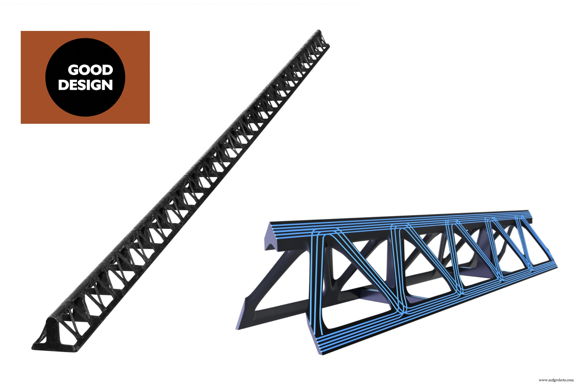 Arris wint GOOD DESIGN Award voor innovatieve koolstofvezel-composiet-traagconstructie