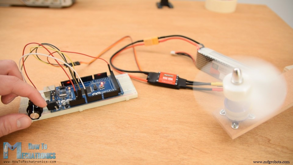 Brushless Motor Besturen met Arduino, ESC en BLDC: Stap-voor-Stap