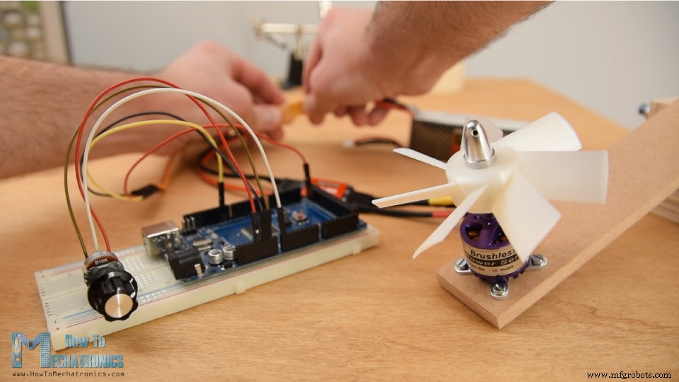 Brushless Motor Besturen met Arduino, ESC en BLDC: Stap-voor-Stap