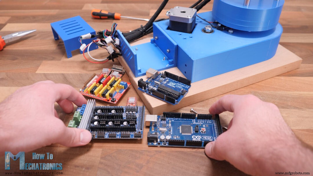Verander Je DIY SCARA-robot in een Nauwkeurige Laser Graveerder met Arduino