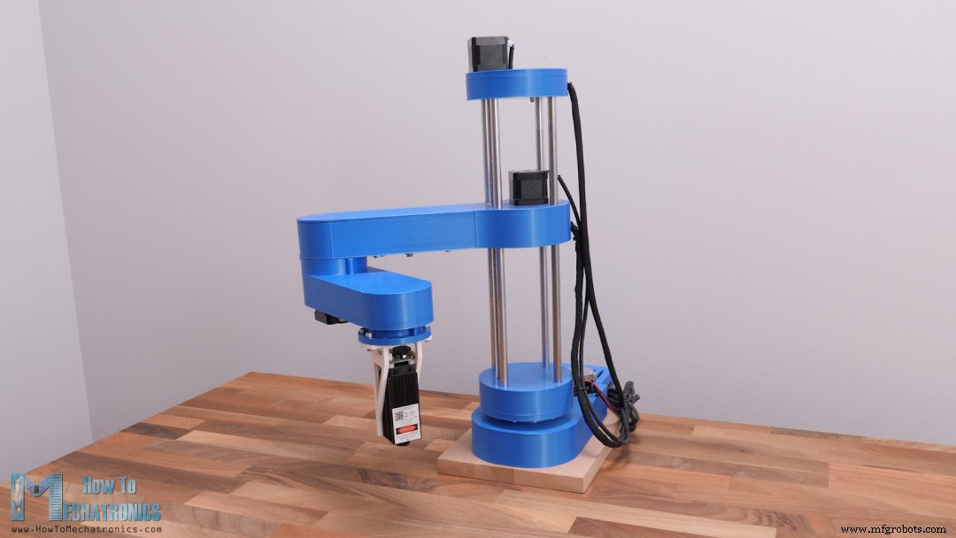 Verander Je DIY SCARA-robot in een Nauwkeurige Laser Graveerder met Arduino