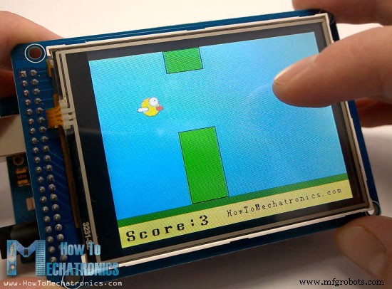 Bouw een Arduino Flappy Bird Kloon: Stap-voor-stap Game Project met TFT Touchscreen