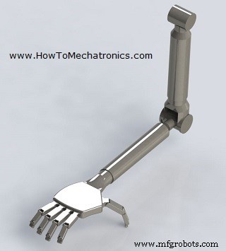 Geavanceerd Mechatronica Afstudeerproject: Real-Arm Beweging Interface met 3D Modelleren