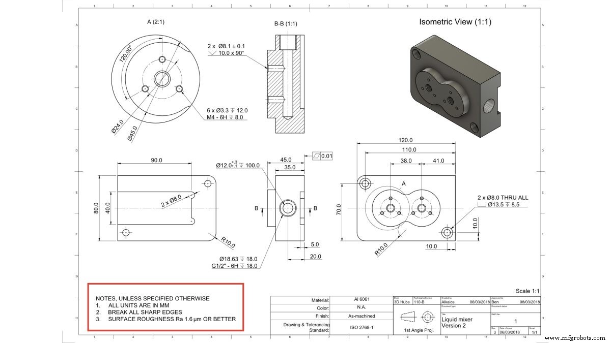 Nauwkeurige Technische Tekeningen voorbereiden voor CNC-bewerking: Stap-voor-stap Gids