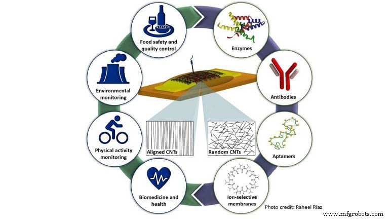 Field-Effect Transistor Biosensoren leveren hoge gevoeligheid en realtime detectie voor gezondheidszorg, voedselveiligheid, en milieu monitoring