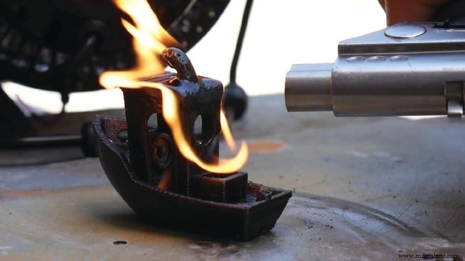 Brandbaarheid van gangbare 3D-printfilamenten: PLA, ABS, PETG, TPU uitgelegd