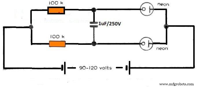 Neonlamp circuit uitgelegd: functie, toepassingen en voordelen