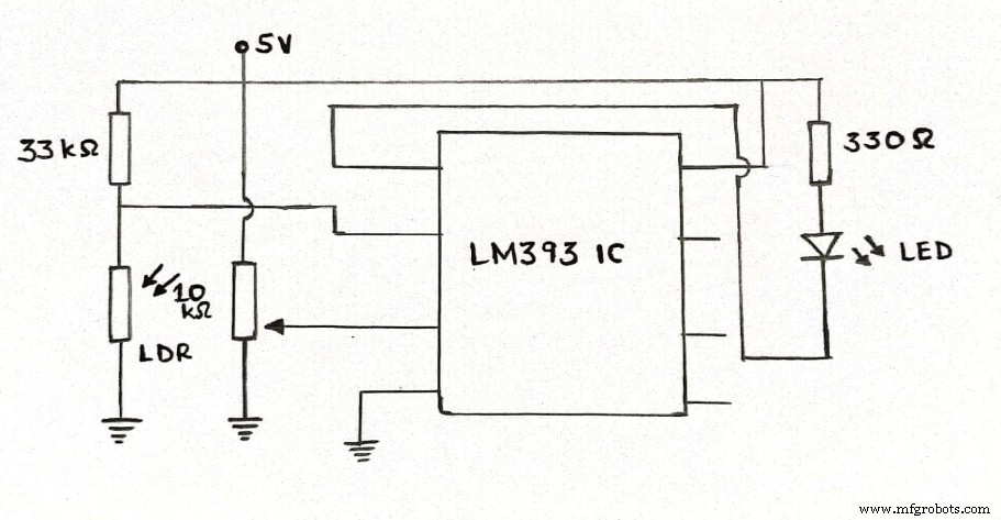 LM393 Comparator Overzicht: Pinout, Kenmerken, Toepassingen & Werking
